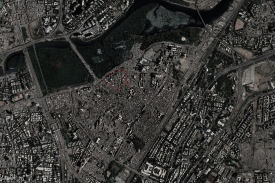 Location of Dharavi Koliwada in Dharavi, Mumbai