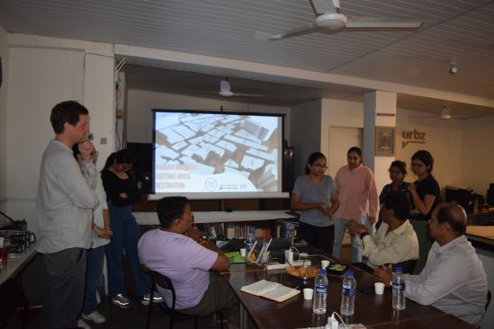 Presenting the projects to the Jamat 