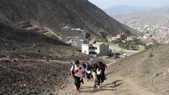 Espacio de transicion entre San Juan de Miraflores y Alborada Alta