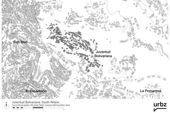 Juventud Bolivariana map