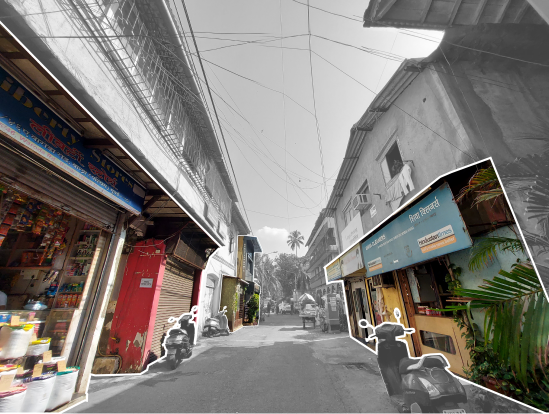 Tool houses - commercial and rental on the lower level and residential abovese