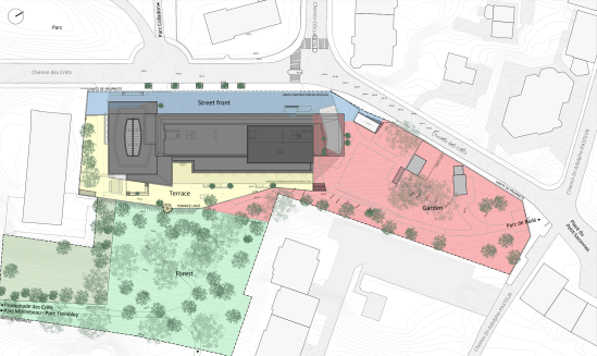 Plan showing the IFRC park program 