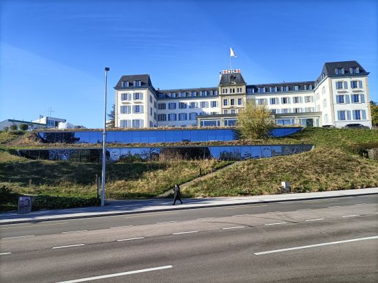 ICRC HQ from the Av. de la Paix 