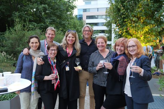 IFRC employees at the staff party