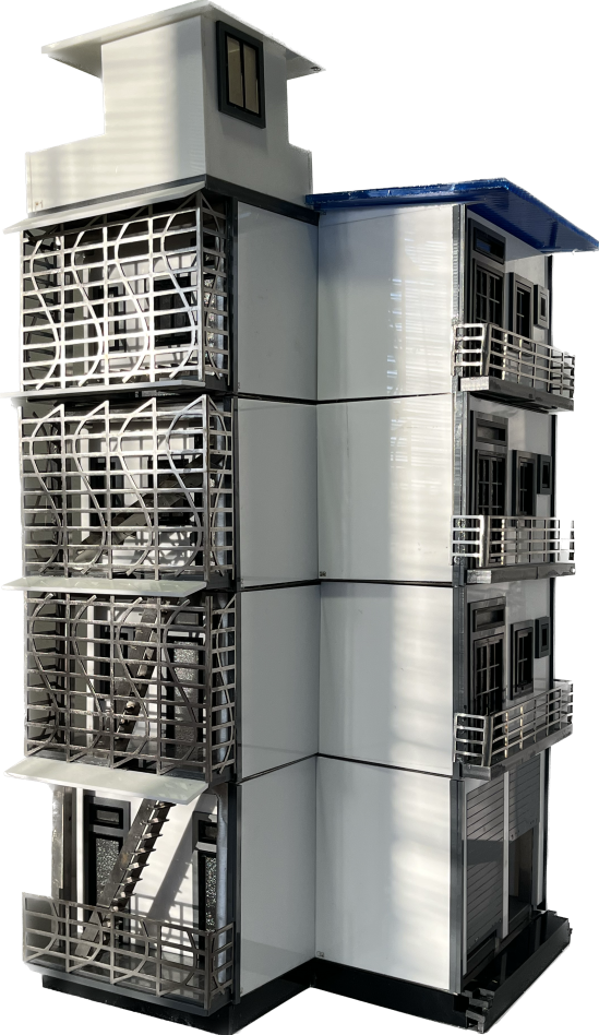 Model of house no. 9