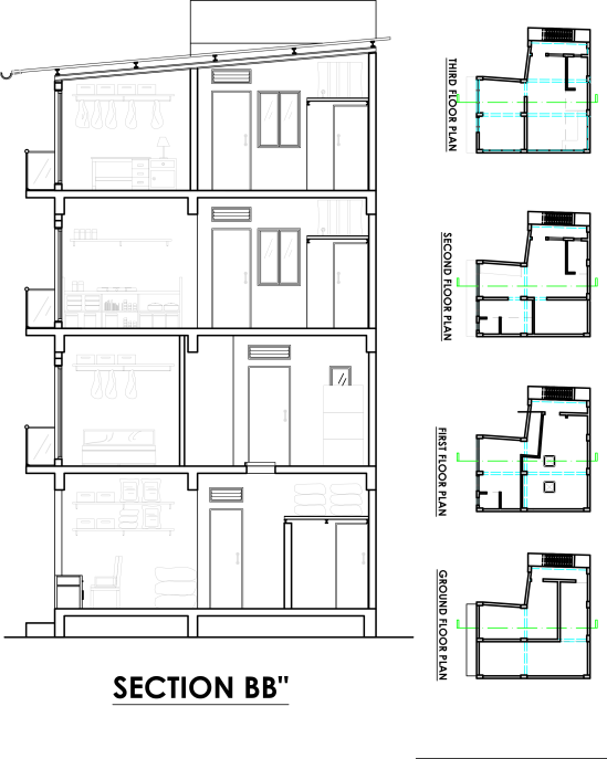 Plan of house no. 9
