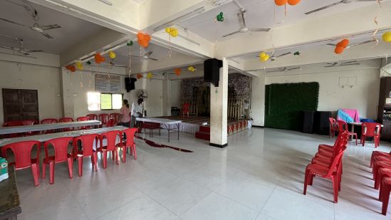 Jamal Hall Preparing For A Retirement Party Celebration