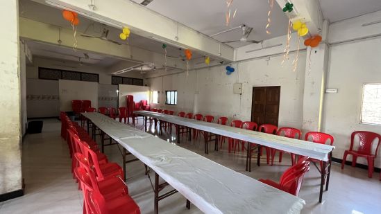 Jamal Hall Preparing For A Retirement Party Celebration