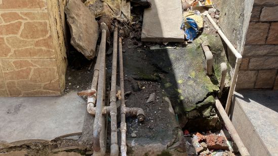 Current condition of individual water pipelines 