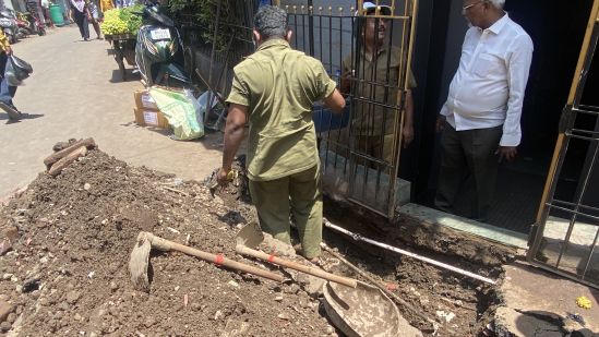 Current condition of individual water pipelines 