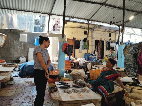 Conversations at the fishmarket
