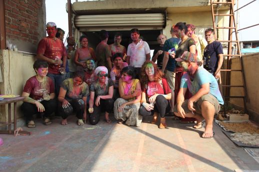Break for the Holi festival.