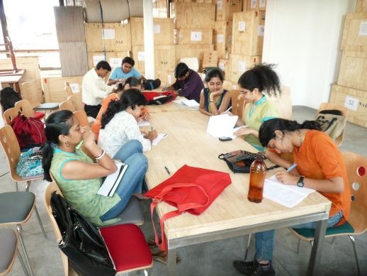 TISS-SoHS students brainstorming at Studio X