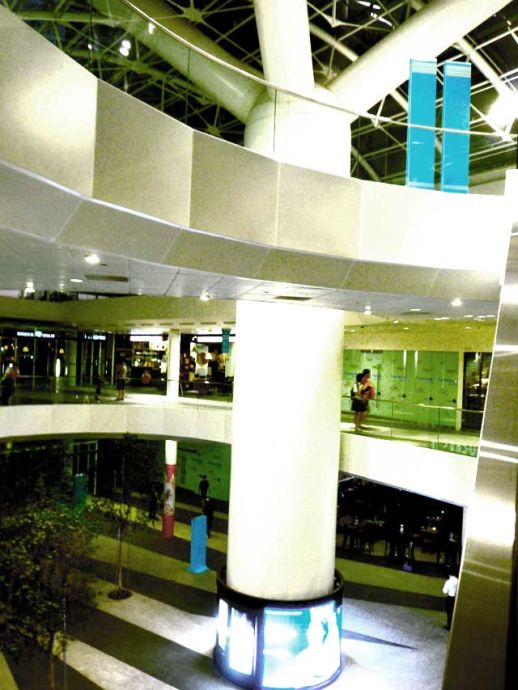 Image: Fusionopolis, one of the newest indoor entertainment mall of Singapore.