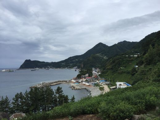 Sadong coast with the planned beach project. 