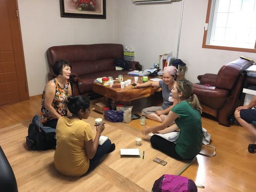 Interview with Kim, a local slow-food expert who grows her own organic turmeric and ginseng