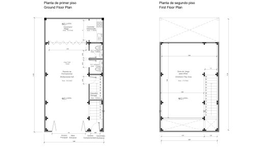 Floor Plans of the Community Center