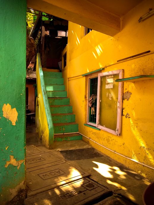 The village withdraws into its cocoon, leaving behind a tranquil stillness