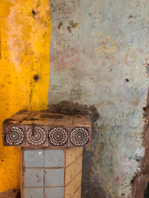 Statement walls proudly painted by the homeowners in the most vibrant hues