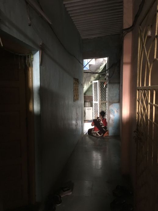 Poor light quality in the existing chawl