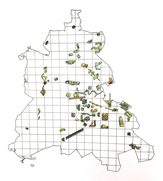The City in the City – Berlin: A Green Archipelago, Ungers & Koolhaas (1977)