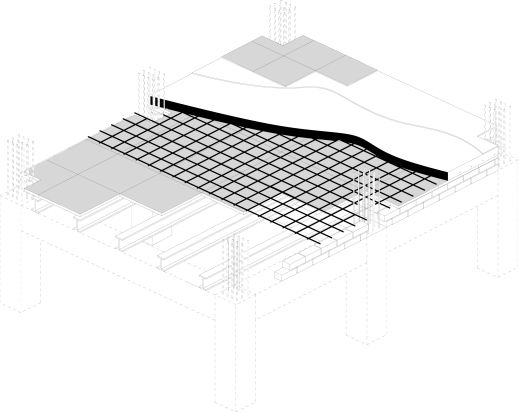 Structural details of a typical slab of a house in Shivaji Nagar (this is part of a effort of the Institute of Urbanology to document the construction of homes in Shivaji Nagar and other parts of Mumbai).