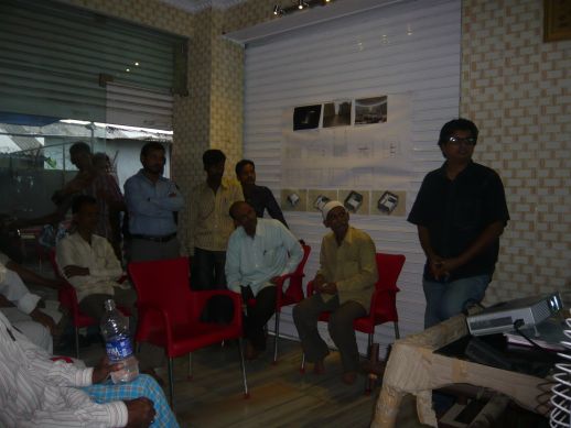 Presentation of a mosque designed by Marc Hood in collaboration with the community at Baiganwadi