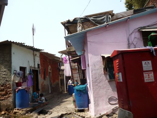 Inside Paspoli village.