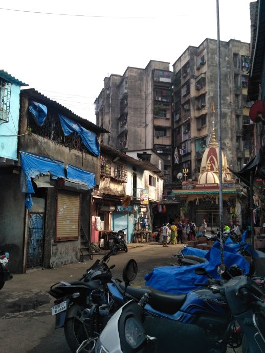 Shiv Temple on the right of the tool - house