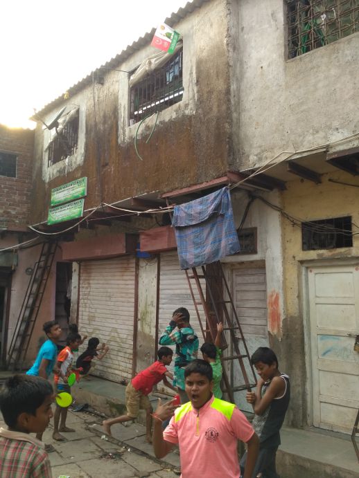 Front facade of the tool house