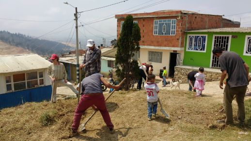 Working to improve public spaces in the neighborhood