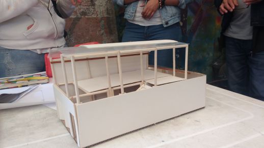 Structure in Guadua and Upper Floor design