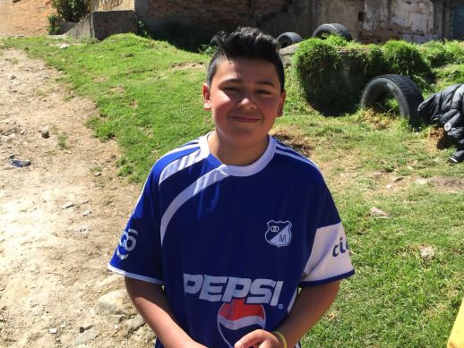 Young filmmaker the team met during the walkthrough