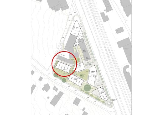 Les ruelles reliant les espaces publics font partie intégrante du concept de village urbain, une proximité facilitant les contact interpersonnels