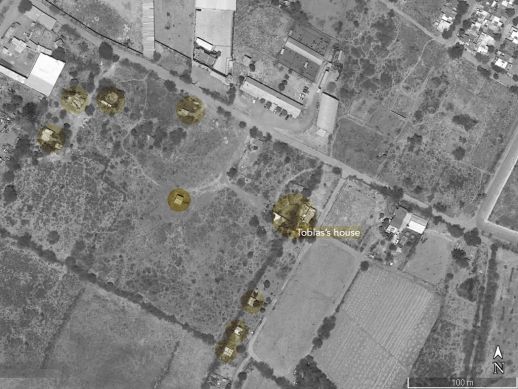 Tobias’s house is located on the periphery of Colima city, and is located at least 100 meters away from his neighbours.