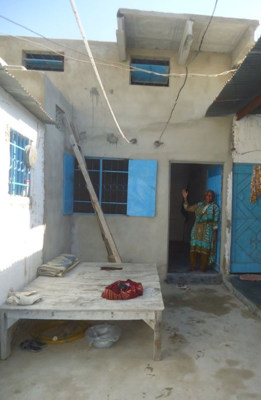 Homes in the Orangi neighborhood. 