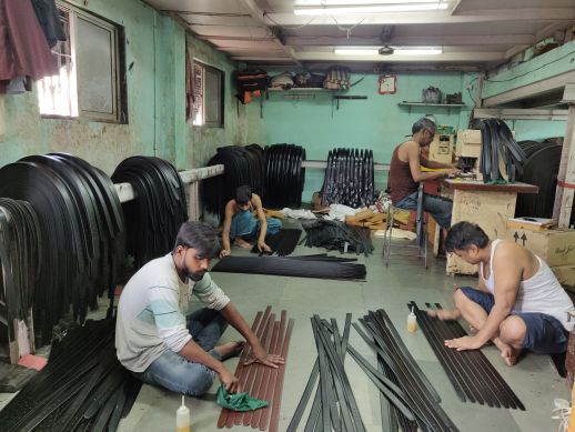 Sorting of the final belts 