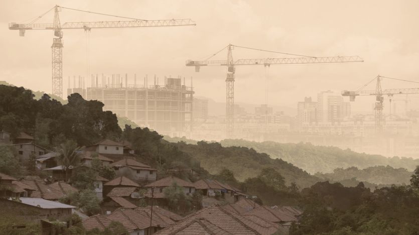 New city coming to the old village